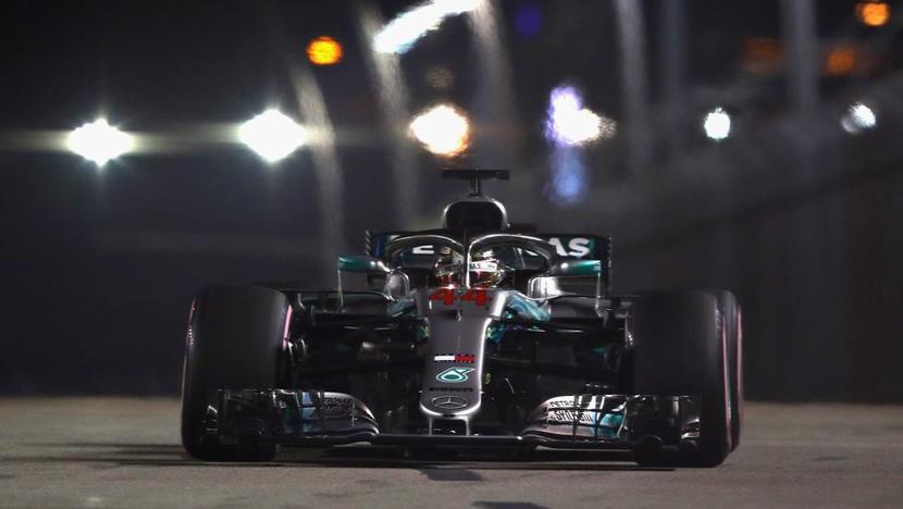 Hamilton in Singapore