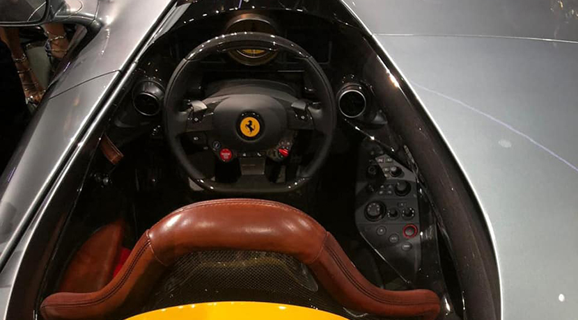 Ferrari Monza SP1 interior 